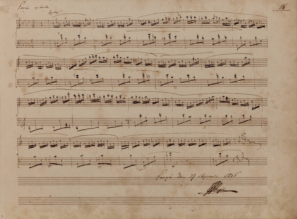 Autograf fragmentu